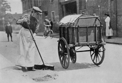 Balayeuses de rue, photographies du War Office, 1916 - English Photographer